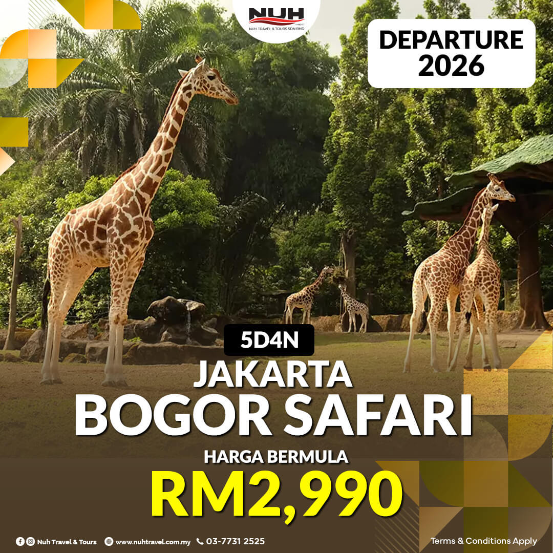 Pakej Jakarta Bogor Safari